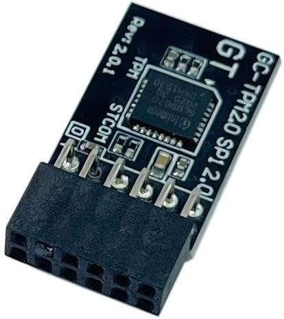 TPM 2.0 SPI 12pin SLB9670 Sicherheitsmodul für GIGABYTE B650 Gaming X AX, B650E AORUS, B650M Gaming,