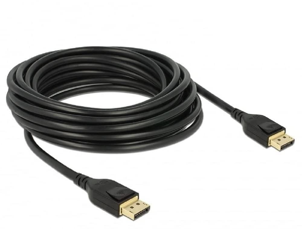 Delock Kabel Displayport 1.4 8K 60Hz, DP 8K Zertifiziert (Ultra HD 2), 4K @ 240hz, DP Kabel für Gami