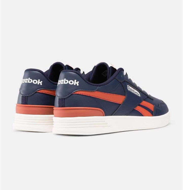 Reebok Unisex Court Advance ClipSneaker 39 EU Navy Brickred Chalk, 39 EU Navy Brickred Chalk