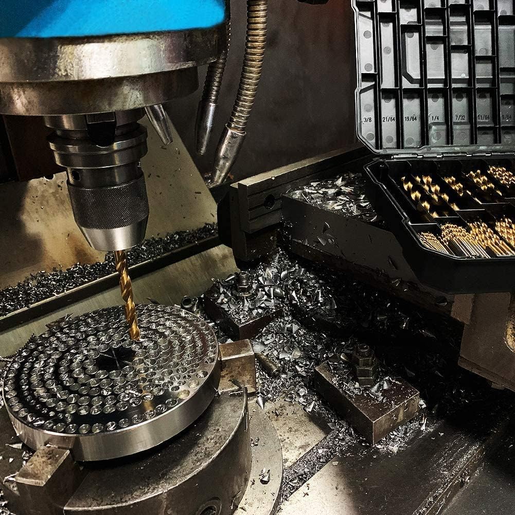 CAVATINY Präzisionsbohrer Spiralbohrer-Set | 19 Stück | HSS-G M2 Metallbohrer-Set | 1–10 mm, 0,5 mm