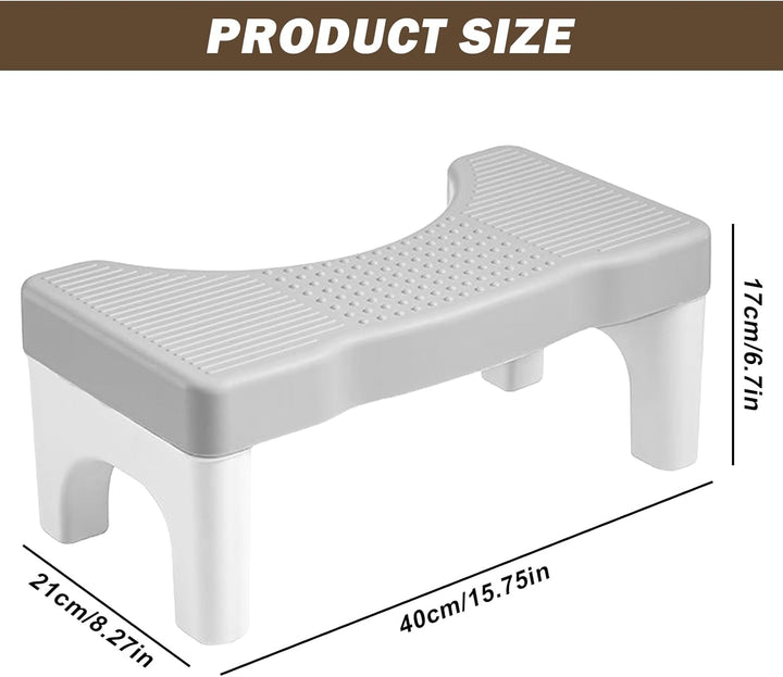Toilettenhocker,40x21x17cm Eingedickter Klohocker,WC Hocker,Toilette Töpfchen Hocker Für Eine Gesund