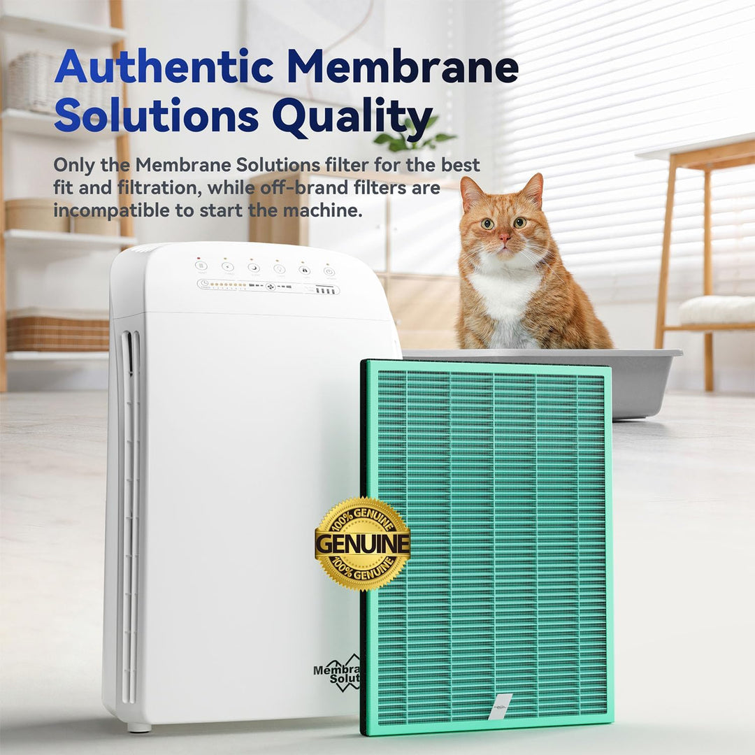 Membrane Solutions MSA3/MSA3S Original-Luftreiniger-Filter zur Entfernung von Haustiergerüchen, 1 Pa
