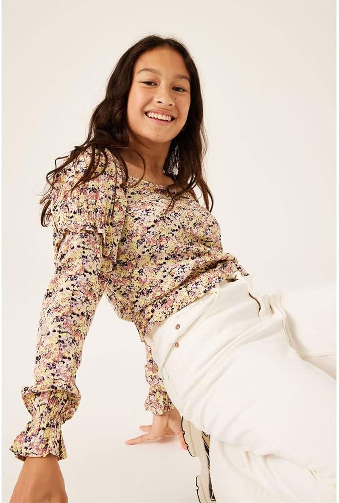 GARCIA Mädchen Bluse 128 Fresh Lemon, 128 Fresh Lemon