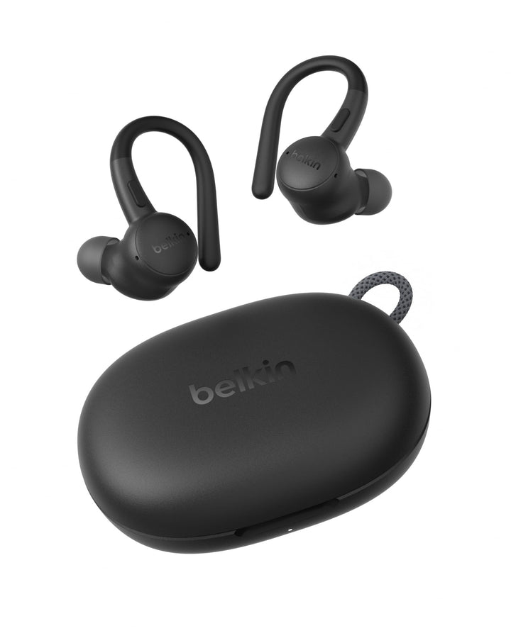 Belkin SoundForm ActiveFit In Ear Kopfhörer Kabellos Bluetooth mit Mikrofon, Schnellladen mit USB-C,