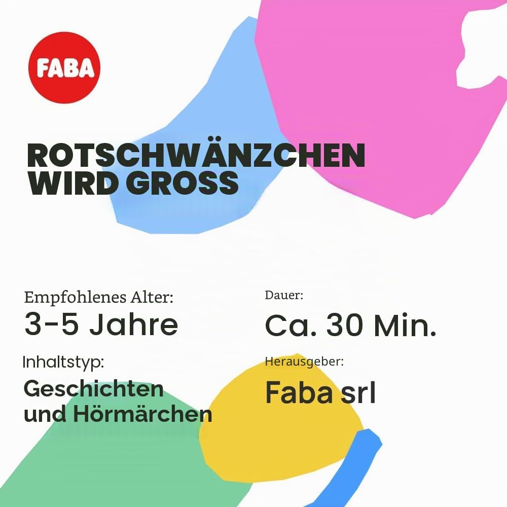 FABA Klangfigur – Codarossa Wird gross – Geschichten und Klangmärchen für Jungen und Mädchen von 3-5