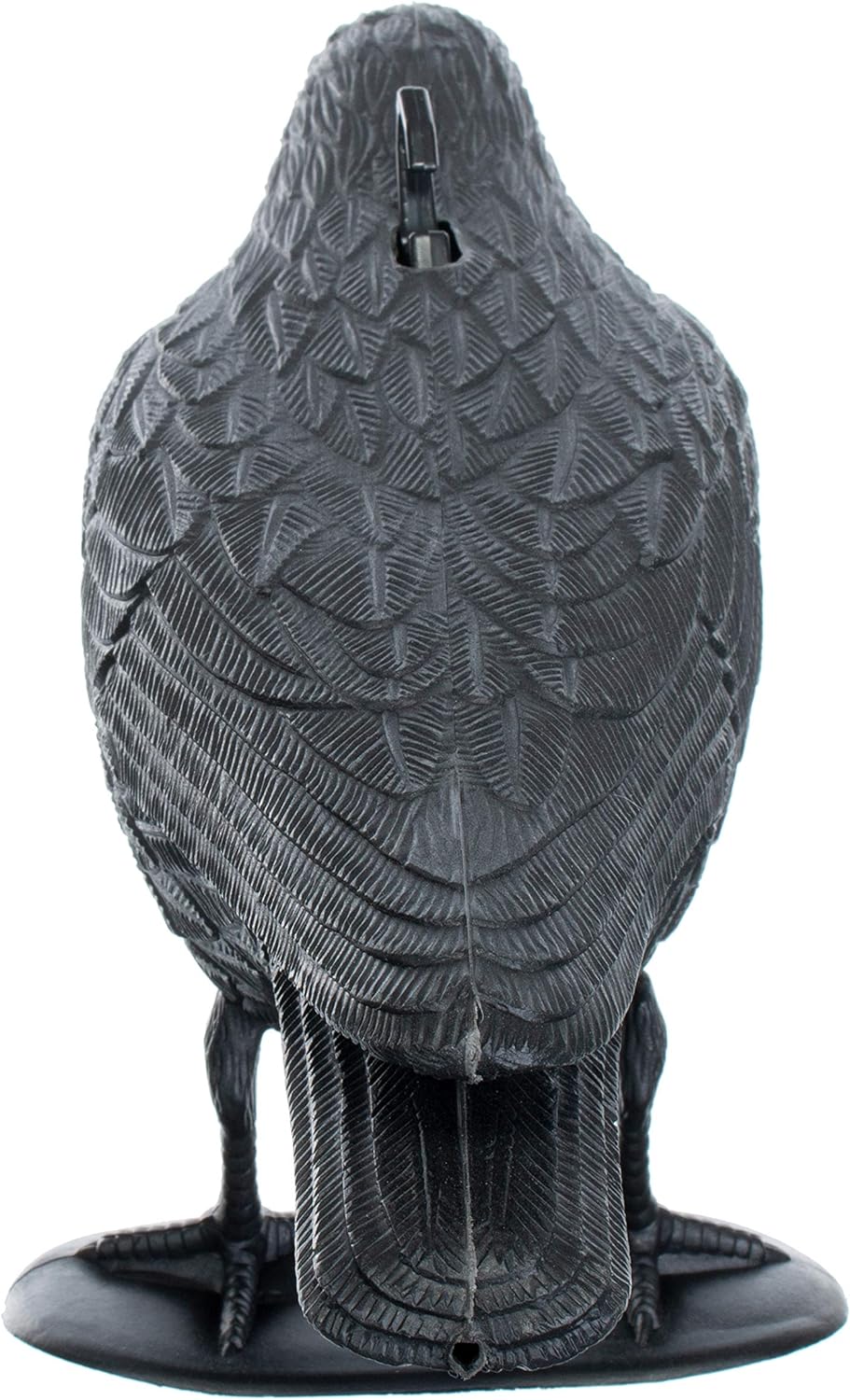 Brandsseller Schwarzer Rabe aus Kunststoff 36 x 20 cm Taubenabwehr Vogelschreck gegen kleine Vögel u