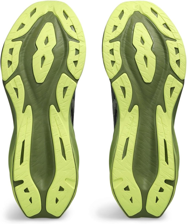 ASICS Running - Schuhe - Neutral Novablast 3 48 EU Black Dried Leaf Green, 48 EU Black Dried Leaf Gr