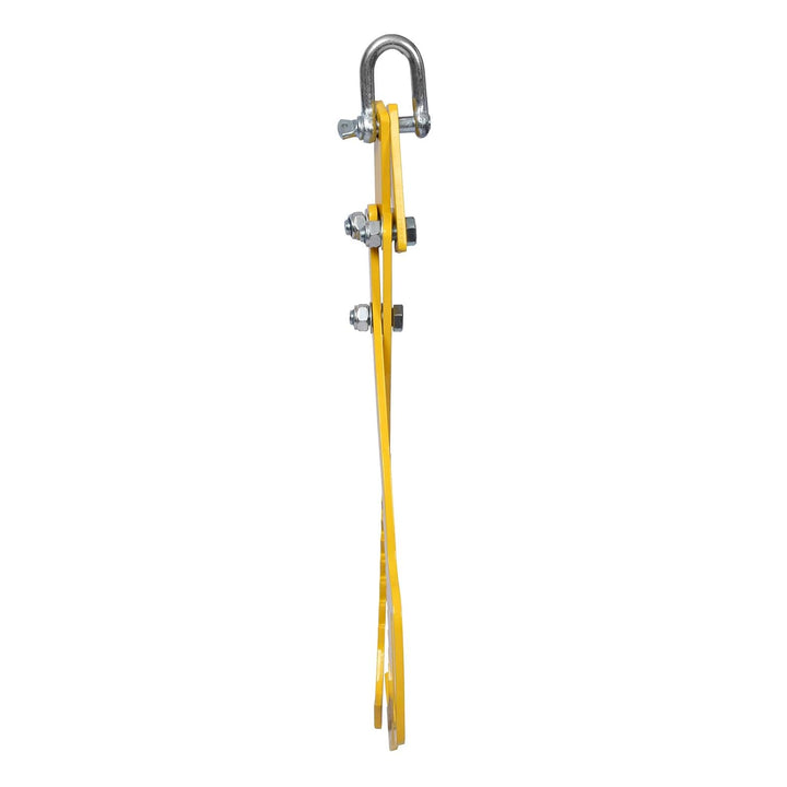 Wiltec Forstzange für Baumstämme bis 620 mm, 1000 kg Zugkraft, Holzzange Hebezange Packzange mit 2 K