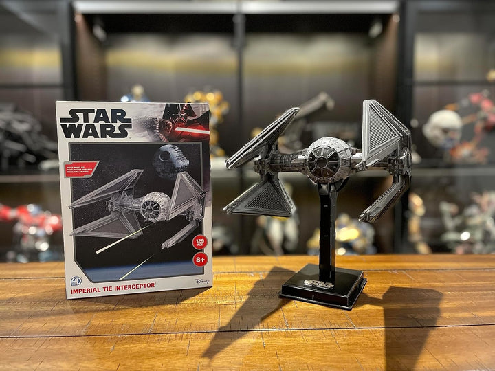 University Games Star Wars TIE Interceptor Modellbausatz U08518, Grau