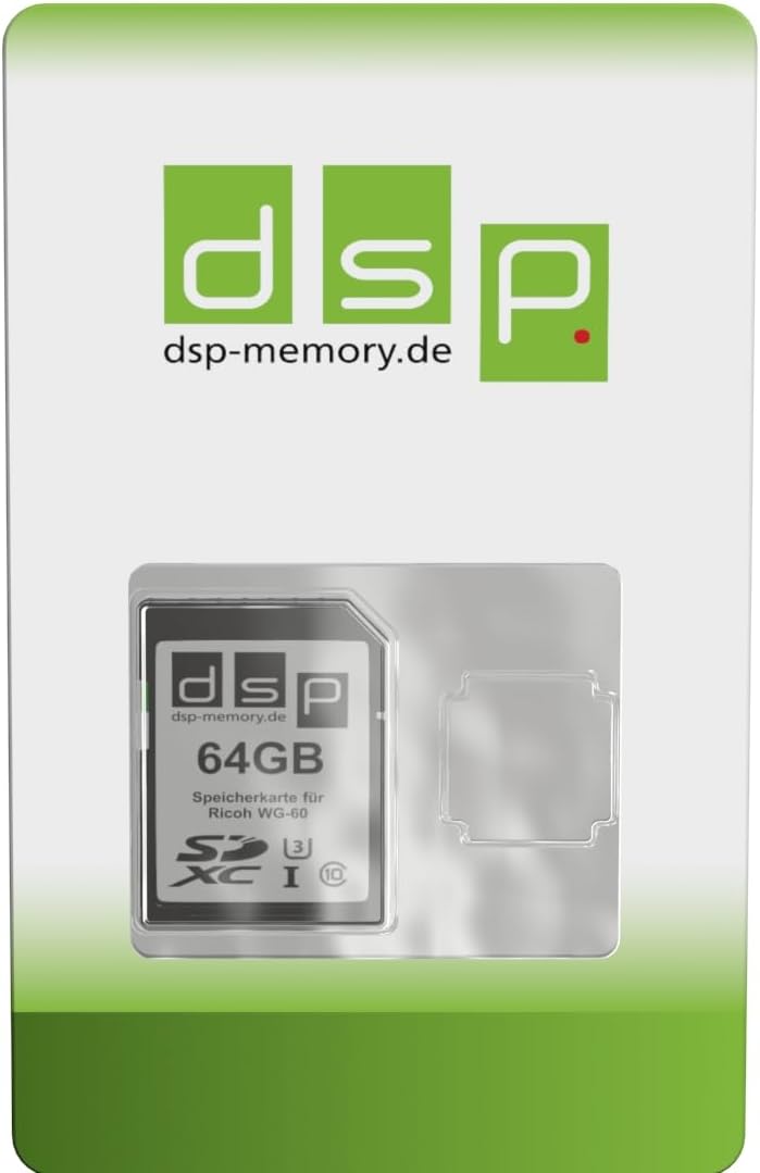 64GB Ultra Highspeed Speicherkarte für Ricoh WG-60 Digitalkamera