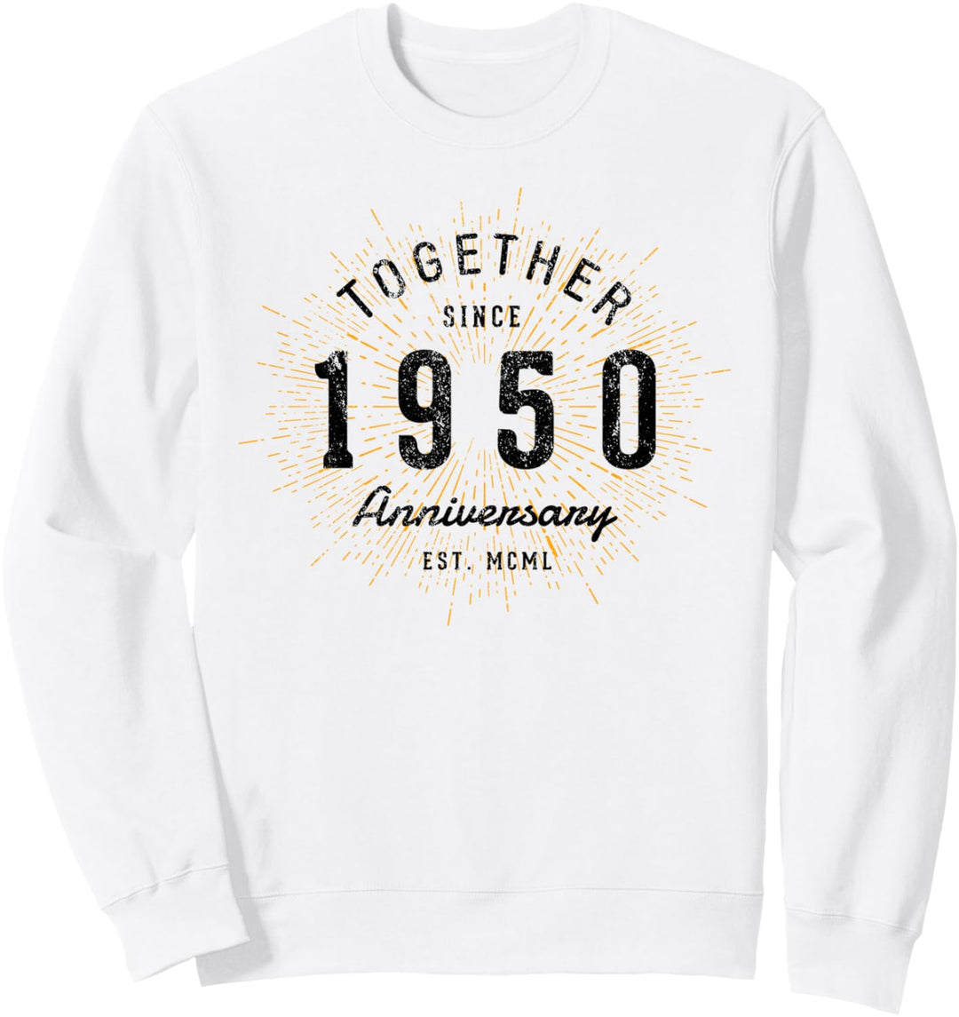 Zusammen seit 1950 Jahrestag Sweatshirt