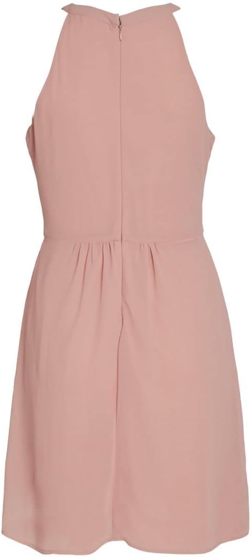Vila Female Midikleid Neckholder 40 Misty Rose 1, 40 Misty Rose 1