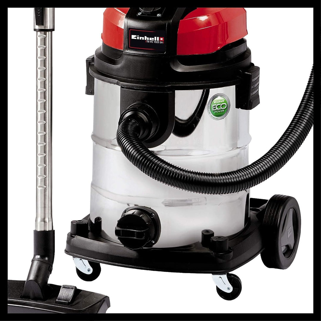 Einhell Nass-Trockensauger TE-VC 1925 SA (ECO-Technologie, 800 W, 25 L, Blasanschluss, Fehlluftregle