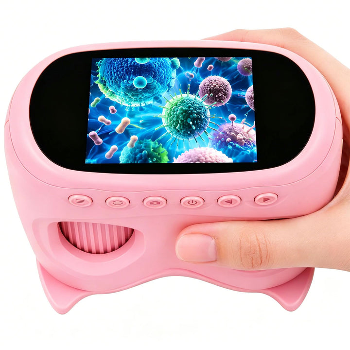 2 in 1 Mikroskop und Teleskop, Mikroskope für Kinder, tragbares Taschen Mikroskop, 1000 x Handmikros