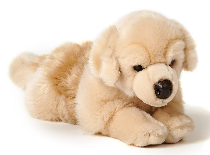 Uni-Toys - Golden Retriever, liegend - 39 cm (Länge) - Plüsch-Hund, Haustier - Plüschtier, Kuschelti