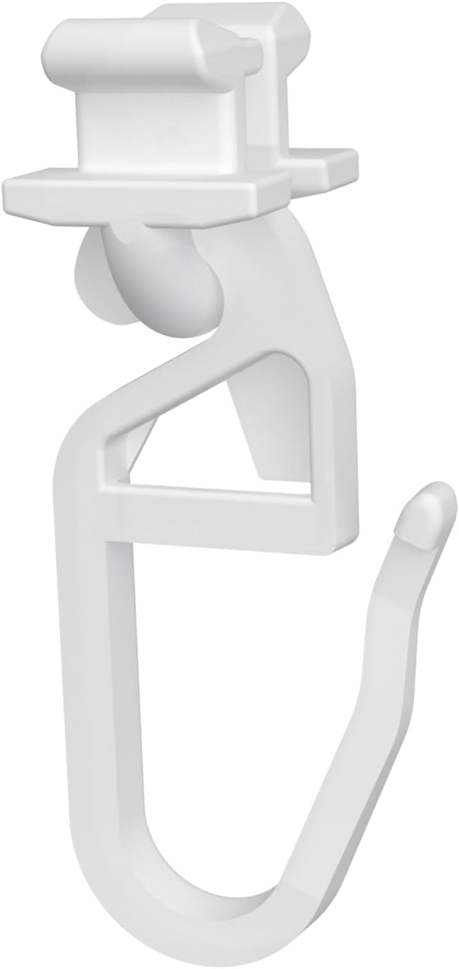 INTERDECO Dreh-Gleiter Drehfix für Innenlaufstangen/Innenlauf Gardinenstangen (300 Stück)