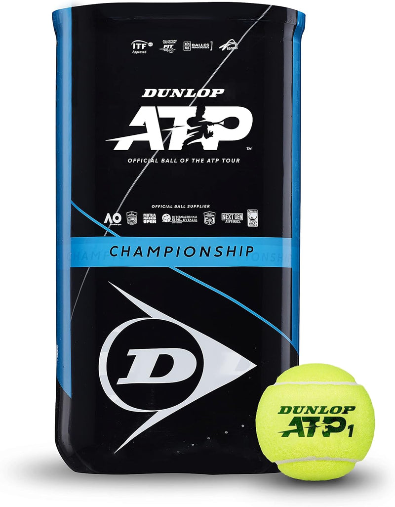 Dunlop Tennisball ATP Championship – für Sand, Hartplatz & Rasen (2x4 Bi-Pack)