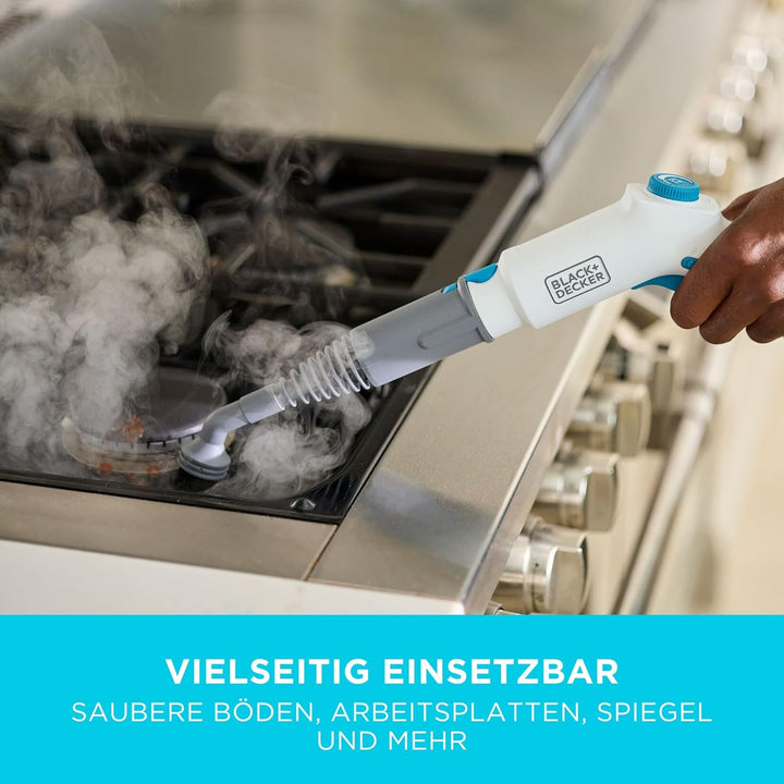 BLACK+DECKER 2300W Druck-Dampfreiniger Steam Ultra (mit 4 Bar Dampfdruck, beseitigt 99Prozent aller