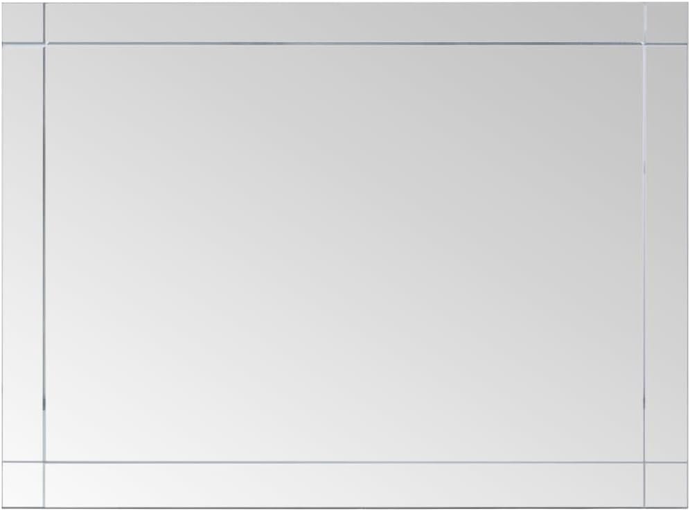 vidaXL Wandspiegel Spiegel Badspiegel Kosmetikspiegel Dekospiegel Schminkspiegel Badezimmerspiegel F