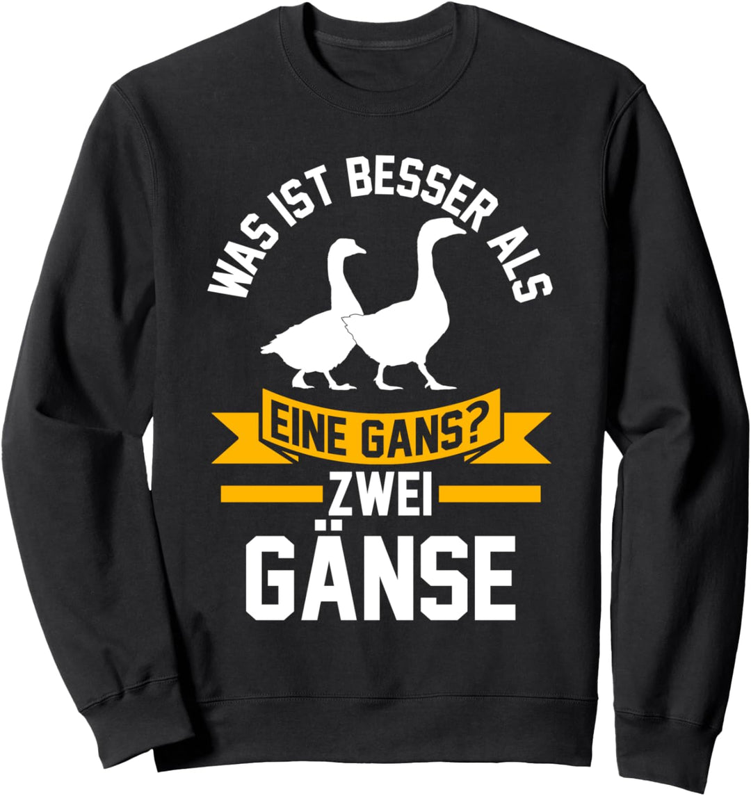 Bauer Landwirt Gänse Gans Sweatshirt