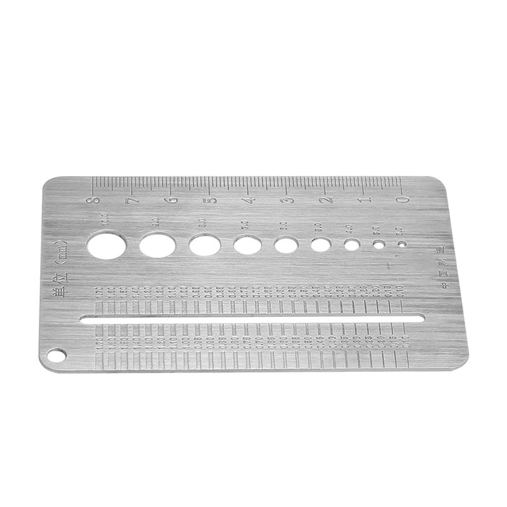 2-10mm Screw Checker Gauge Stahl Screw Checker Edelstahl Screw Gauge Platte Schraubendurchmesser Mes