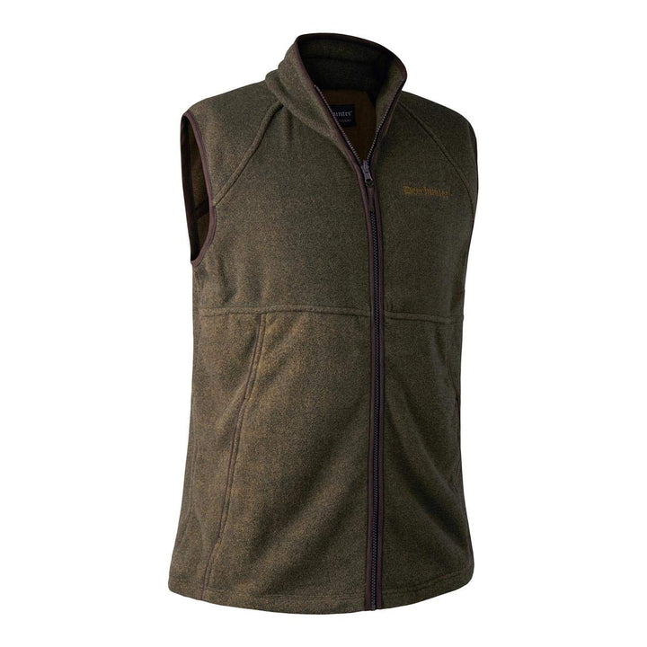 Deerhunter Herren Fleece Weste S Grün, S Grün