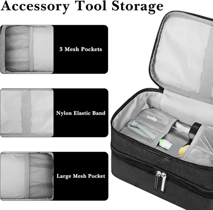 Linkidea Handmixer-Aufbewahrungstasche, 2 Schichten, Immersion Blender, Handheld Organizer, tragbare