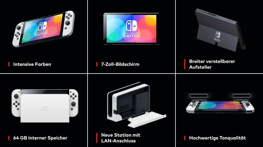 Nintendo Switch™ – OLED-Modell (weiss) + Mario Kart 8 Deluxe Switch Online – 12-monatige (365-tägige