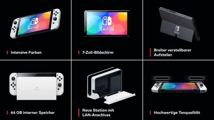 Nintendo Switch™ – OLED-Modell (weiss) + Mario Kart 8 Deluxe Switch Online – 12-monatige (365-tägige