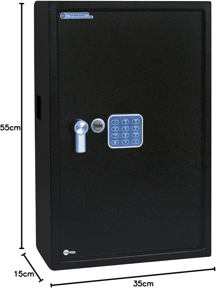 Yale - Elektronischer Schlüsseltresor - 100 Haken - YKB/550/DB1 - Standardsicherheit - Schwarz Elekt