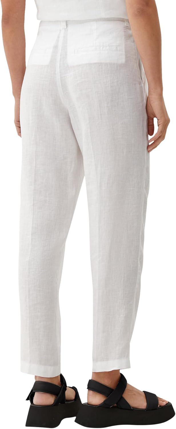 s.Oliver Damen Hose, 7/8, 38 0100_weiß