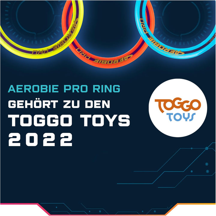 Aerobie Pro Flying Ring Wurfring mit Durchmesser 33 cm, orange, für Erwachsene und Kinder ab 5 Jahre
