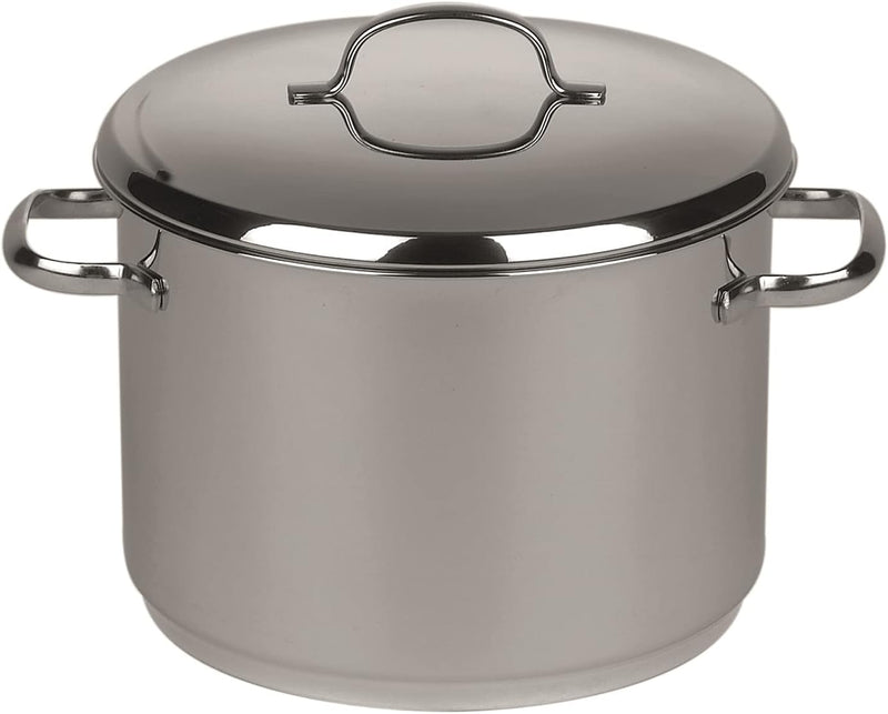 Riess 1823-043 Hoher Topf mit Deckel, CRISTAL, Durchmesser 20 cm, Inhalt 4,1 Liter, Edelstahl