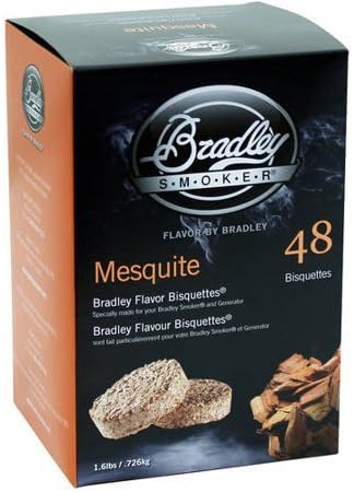 Bradley Smoker, Briketts für Grill und BBQ, Mesquite-Spezialmischung, 48 Stück
