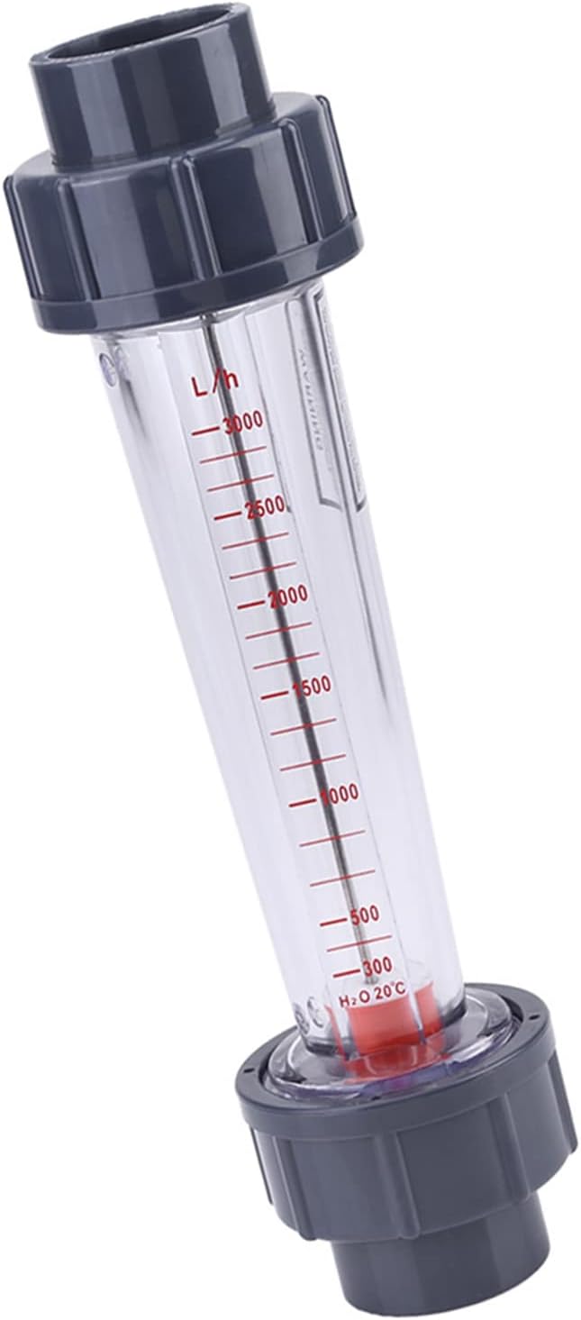 Durchflussmesser-Rotameter Kunststoffrohr Typ LZS-25 Durchflussmesser 300-3000L/H Wasser-Rotameter