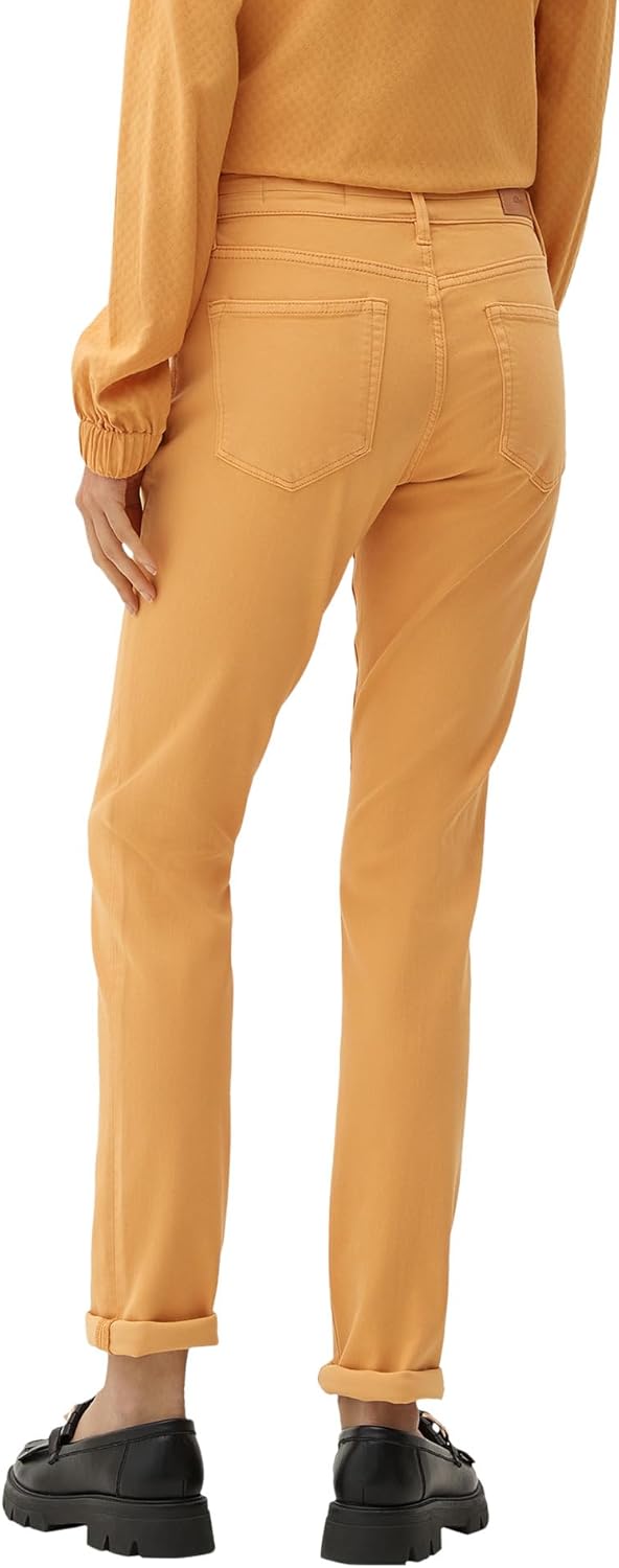 s.Oliver Damen Jeans-Hose, lang 44W / 30L Gelb, 44W / 30L Gelb