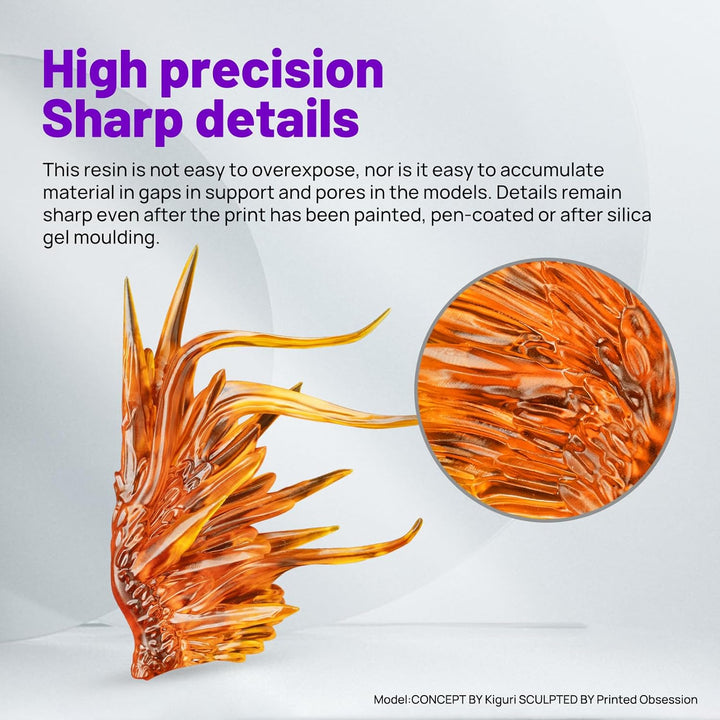 RESIONE Wasserwaschbares Resin for 3D Drucker - Flüssiges 405-nm-Hochgeschwindigkeitsdruckharz mit R