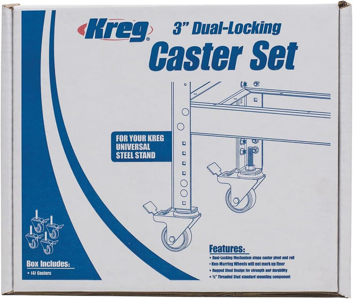 KREG® Doppelverriegelungsrollen-Set, 76 mm