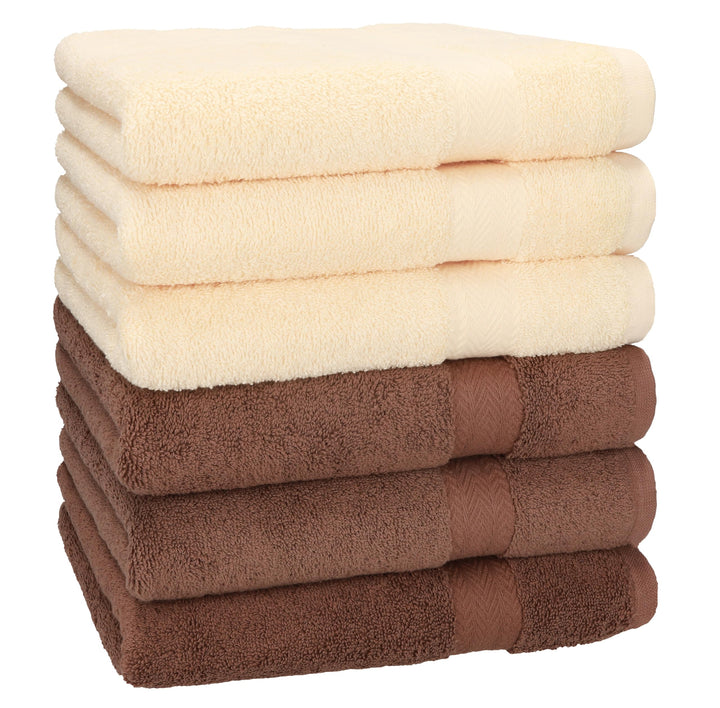 Betz Handtuch 6er Pack Handtücher Set Premium Grösse 50x100 cm 100% Baumwolle - gut trocknend, gute