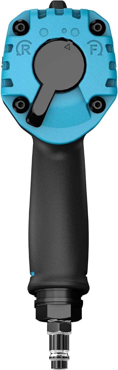 HAZET Mini Schlagschrauber 9012MTT | Max. Lösemoment 1600 Nm, Virkantabtrieb 12,5 mm (1/2 Zoll) | ex
