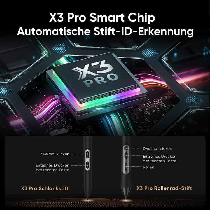 XPPen Artist Pro 19 (Gen 2) 4K Grafikdisplay, 156% sRGB Zeichnentablett, 18,4-Zoll-Bildschirm mit 16
