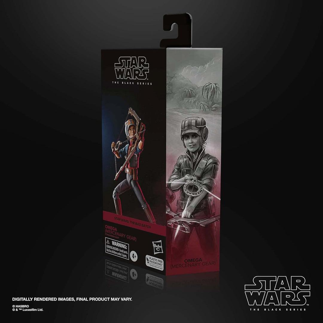 Star Wars The Black Series Omega (Mercenary Gear), Star Wars: The Bad Batch Action-Figur, 15 cm