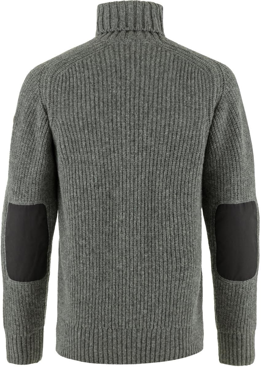 Fjallraven Herren Övik Roller Neck Sweater M Sweatshirt S Grau-melange, S Grau-melange