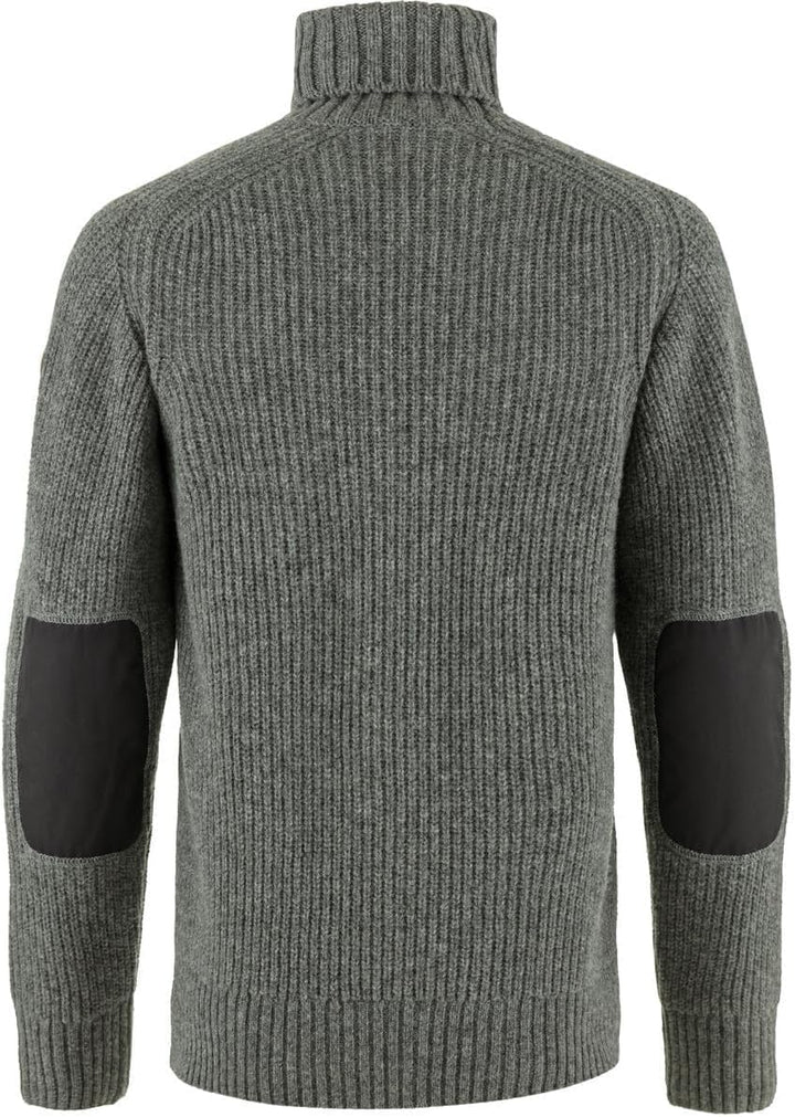 Fjallraven Herren Övik Roller Neck Sweater M Sweatshirt S Grau-melange, S Grau-melange