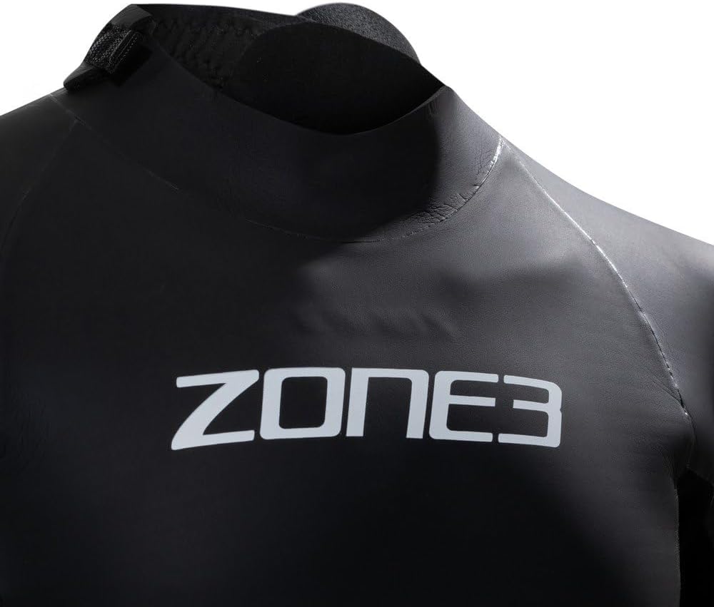 Zone3 Junior Aspect Brustschwimmen Neoprenanzug mit Reissverschluss hinten Back Zip - Schwarz - Easy