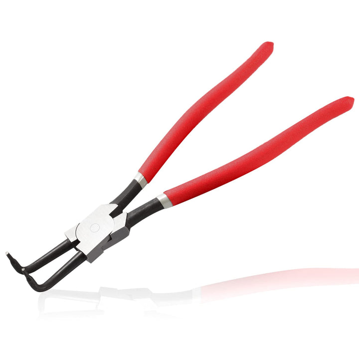 LEONTOOL Sprengringzange, 33 cm, robuste Innen-Sicherungsringzange, gebogene Backenspitze, Durchmess