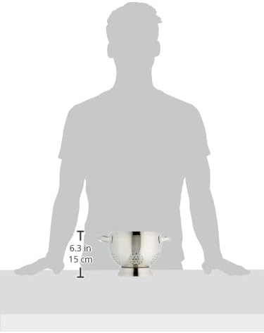 Alessi "Mami" Nudelsieb Edelstahl, Edelstahl