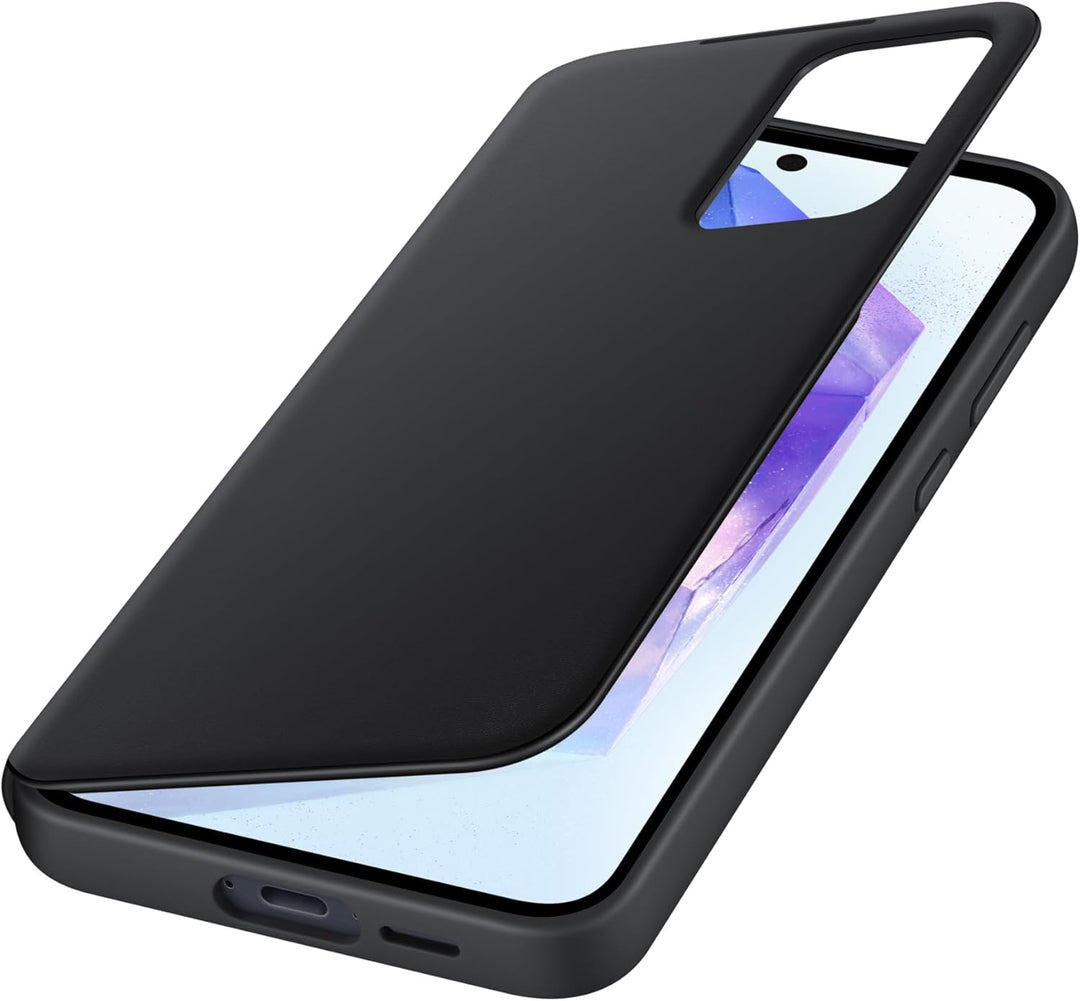 Samsung Smart View Wallet Smartphone Case EF-ZA556 für das Galaxy A55 5G, Handyhülle, Kartenfach, Si