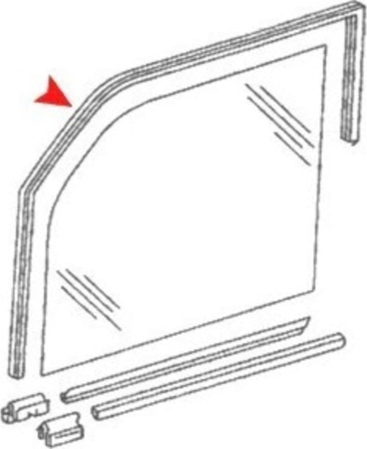 URO Parts 1237250425 Fensterauslauf vorne