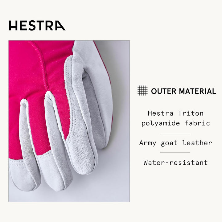 HESTRA Damen Heli Ski Handschuhe Skihandschuhe Fingerhandschuhe 9, 9